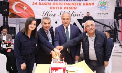 BELEDİYE BAŞKANIMIZ ÜÇOK, ÖĞRETMENLER ONURUNA YEMEK VERDİ.