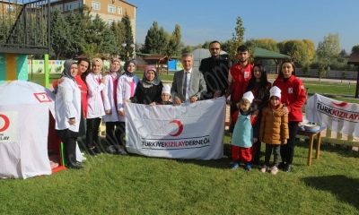 GÜLBAHÇESİ ANAOKULUNDA KIZILAY HAFTASI KUTLANDI