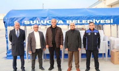SULUOVA BELEDİYESİNDEN CENAZE SAHİPLERİNE TAZİYE ÇADIRI HİZMETİ