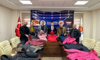 İŞADAMLARINDAN İHTİYAÇ SAHİBİ ÖĞRENCİLERE KIŞLIK KIYAFET YARDIMI