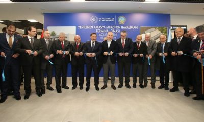 ULAŞTIRMA VE ALTYAPI BAKANIMIZ KARAİSMAİLOĞLU, MERZİFON HAVALİMANI YENİ TERMİNAL BİNASININ AÇILIŞI YAPTI