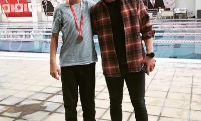 YÜZMEDE İLK MADALYA GELDİ.