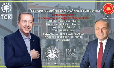 TOKİ SOSYAL KONUTLARDA KURA HEYECANI