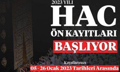 2023 YILI HAC MÜRAACATLARI BAŞLADI
