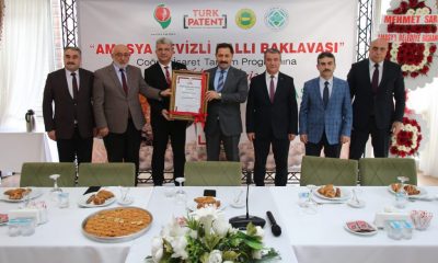 AMASYA CEVİZLİ BALLI BAKLAVASI’NIN COĞRAFİ İŞARETİ TESCİLLENDİ