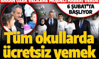 İKİNCİ DÖNEMDEN İTİBAREN OKUL ÖNCESİ EĞİTİMDEKİ TÜM ÇOCUKLARA ÜCRETSİZ YEMEK VERİLECEK