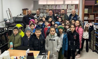 İLKOKUL ÖĞRENCİLERİNDEN YENİ HABER GAZETEMİZE ANLAMLI ZİYARET