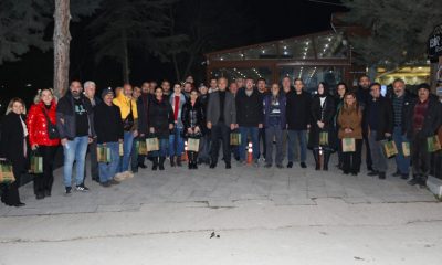 BELEDİYE BAŞKANIMIZ ÜÇOK, GAZETECİLER ONURUNA YEMEK VERDİ.