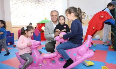 BELEDİYE MİNİK KALPLER KREŞİ, DEPREMZEDE ÇOCUKLARA ÜCRETSİZ EĞİTİM VERİYOR.