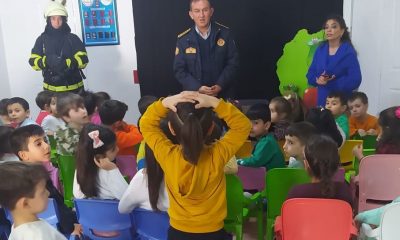 İTFAİYEMİZDEN MİNİKLERE DEPREM EĞİTİMİ