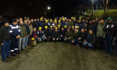 MADENCİLERİMİZ, DEPREMZEDELERE YARDIM İÇİN UÇAKLA DEPREM BÖLGESİNE GİTTİ