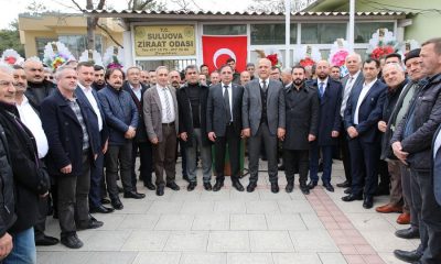 SULUOVA ZİRAAT ODASINDA DEVİR TESLİM TÖRENİ GERÇEKLEŞTİRİLDİ.