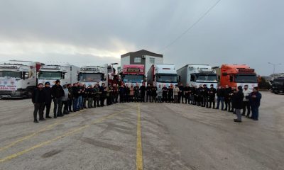 SULUOVA’DAN 12 TIR YARDIM MALZEMESİ DEPREM BÖLGESİNE YOLCU EDİLDİ.