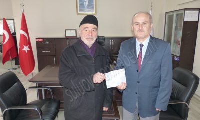 SULUOVA’LI HAYIRSEVER UMRE PARASINI DEPREMZEDELERE BAĞIŞLADI