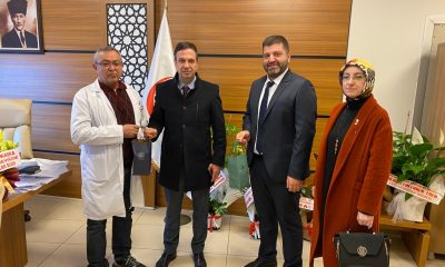 KAYMAKAMIMIZ GÜRÇAM, SAĞLIK ÇALIŞANLARININ GÜNÜNÜ KUTLAYIP HEDİYELER TAKDİM ETTİ