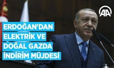 CUMHURBAŞKANI: “ELEKTRİKTE NİSAN’DA %15, DOĞAL GAZDA DA %20 İNDİRİM OLACAK.”