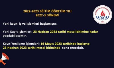 HALK EĞİTİM MERKEZİNDE YENİ KAYIT İŞLEMLERİ BAŞLADI