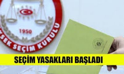 SEÇİM YASAKLARI BUGÜN 18.00’DA BAŞLADI! İŞTE 14 MAYIS AKŞAMINA KADAR UYGULANACAK KURALLAR