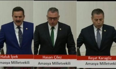 AMASYA’NIN 3 VEKİLİ YEMİN EDEREK GÖREVE BAŞLADI