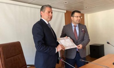 CHP VEKİLİ REŞAT KARAGÖZ MAZBATASINI ALDI