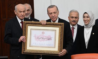 CUMHURBAŞKANI ERDOĞAN TBMM’DE YEMİN ETTİ
