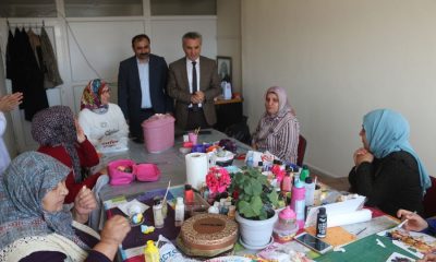 MÜDÜR DAVU; “HALK EĞİTİM’DEKİ KURSİYERLERİMİZ PASİF DEĞİL AKTİF ÜRETİCİ OLUYOR”