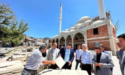 HALUK İPEK, CAMİ VE OTOPARK PROJE ÇALIŞMALARINI İNCELEDİ.
