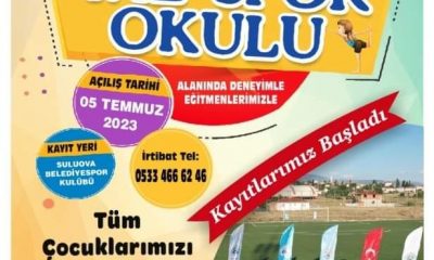 SULUOVA BELEDİYESPOR 2023 YILI YAZ SPOR OKULLARI BAŞLIYOR