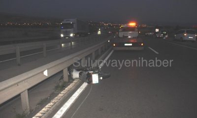 SULUOVA’DA MOTOR KAZASI; 1 ÖLÜ, 2 YARALI.