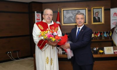 AMASYA ÜN. YENİ REKTÖRÜ PROF. DR. AHMET HAKKI TURABİ GÖREVİNE BAŞLADI