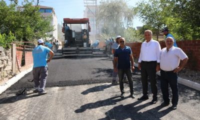 BAŞKAN ÜÇOK, “YILSONUNA KADAR 50 KM SICAK ASFALT YAPACAĞIZ.”