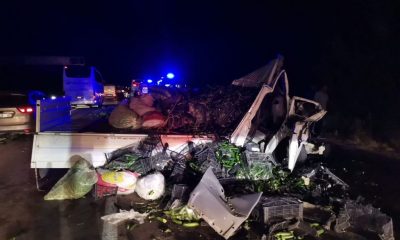 SULUOVA’DA YOLCU OTOBÜSÜ İLE KAMYONET ÇARPIŞTI; 2 YARALI