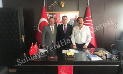 CHP SULUOVA İLÇE BAŞKANI VEDAT GÜDEK GÜVEN TAZELEDİ.