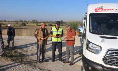 OKUL SERVİS ARAÇLARI DENETLENDİ