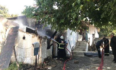 SULUOVA KOLAY KÖYÜNDE DEPO YANGINI.