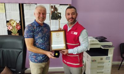 ÖRNEK KAN BAĞIŞÇI ALTIN MADALYA İLE ÖDÜLLENDİRİLDİ