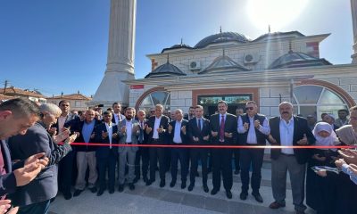 SULUOVA AKÖREN KÖYÜNDE YAPILAN ÇİFT MİNARELİ YENİ CAMİ İBADETE AÇILDI