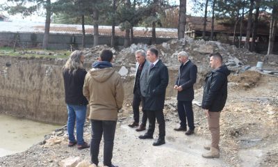 KAYMAKAM GÜRÇAM, İNŞAATI DEVAM EDEN OKULLARDA İNCELEMELERDE BULUNDU