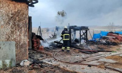 SULUOVA’DA BAĞ EVİNDE YANGIN