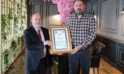 HAYIRSEVER İŞ İNSANI UĞUR ARSLAN ZENNUN’A DİYANETTEN TAKDİR BELGESİ