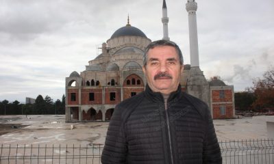 350 KİLOLUK DEV ALEM SULUOVA YENİ ŞEKER CAMİ KUBBESİNE TAKILDI.