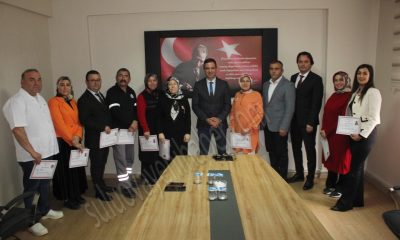 KAYMAKAM GÜRÇAM, BAŞARILI PERSONELLERİ ÖDÜLLENDİRDİ.