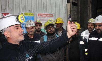 BAKAN BAYRAKTAR, 2024’E ÇALIŞARAK GİREN MADENCİLERİN YENİ YILINI KUTLADI