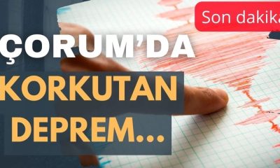 ÇORUM’DA KORKUTAN DEPREM:4.2 !