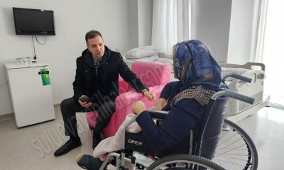 KAYMAKAM GÜRÇAM, KİMSESİZ YAŞLI KADINA DEVLETİN ŞEFKAT ELİNİ UZATARAK HUZUREVİNE YERLEŞTİRDİ.