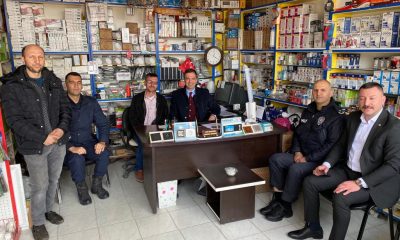 KAYMAKAM ŞAFAK GÜRÇAM’IN, ESNAF ZİYARETLERİ DEVAM EDİYOR.