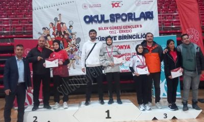 SULUOVALI ÖĞRENCİMİZ ŞÜHEDA HANCER SAĞ VE SOL KOLDA TÜRKİYE ŞAMPİYONU OLDU.