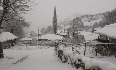 SULUOVA YÜKSEK KESİMLERİ BEYAZA BÜRÜNDÜ.