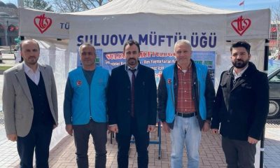 SULUOVA’DA ZEKÂT-FİTRE VE BAĞIŞ STANDI KURULDU