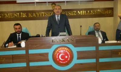 AMASYA İL GENEL MECLİSİ BAŞKANLIĞINA YENİDEN ZEKİ ERASLAN SEÇİLDİ